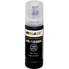 Чернила Hi-Black 70мл (Black) EPSON L8050/L18050 (HB-108)