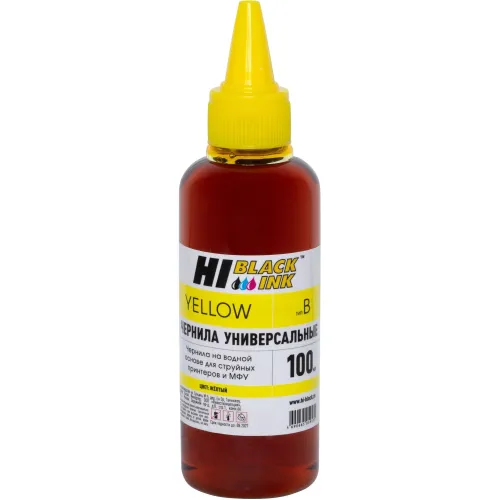 Чернила Hi-Black 100мл (Yellow) Brother Тип B-V1