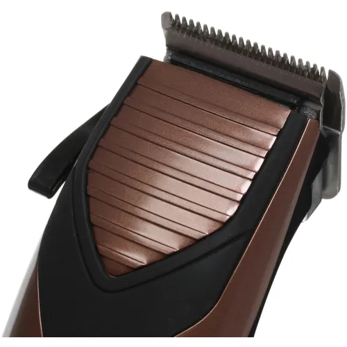 Машинка для стрижки CENTEK CT-2113 черный/коричневый (сет.)