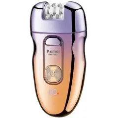 Эпилятор KEMEI KM-7103, сиреневый/перламутровый