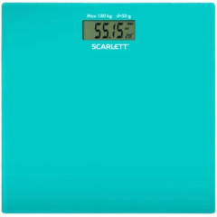 Весы напольные электронные SCARLETT SC-BS33E035 бирюзовые