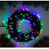 Гирлянда Нить 20м темная нить 200LED свечение мульти, 8 режимов (3556811)