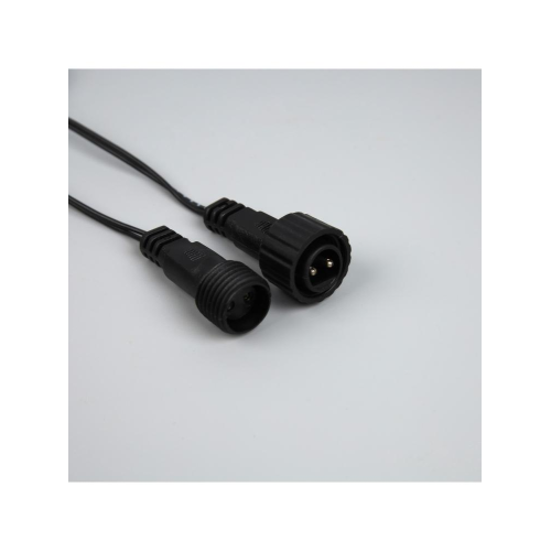 Гирлянда LUAZON LIGHTING Бахрома 3х0,6м темная нить, 100 LED свечение белое с мерцанием 24В (9891720