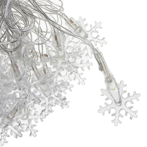 Гирлянда ВОЛШЕБНАЯ СТРАНА &quot;Нить&quot; 3м &quot;Снежинки&quot; LED-SF-30-3-MC (101573)