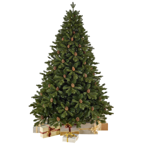 Ель искусственная Рождественская комбинированная 2,1м