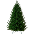 Ель искусственная Сочинская литая 2,1м