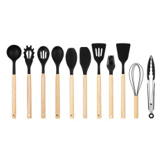 Набор кух. принадлежностей SATOSHI Аллон, 12 пр., черный (881-339)