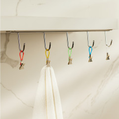 Держатели для полотенец VETTA, 5 шт., металл (444-147)