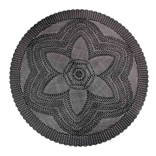 Салфетка сервировочная «Удинезе», черная, 38 см (890-388)