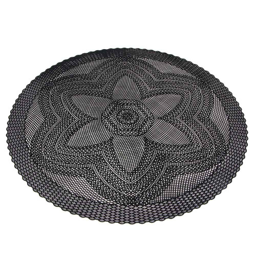 Салфетка сервировочная «Удинезе», черная, 38 см (890-388)