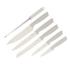 Набор ножей SATOSHI Лиму, 7 пр., белый (803-417)