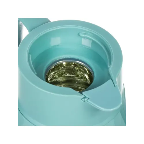 Термос DANIKS ED-160-blue, кувшин, колба стекло, с датчиком, 1,6 л., голубой (435632)(*5)