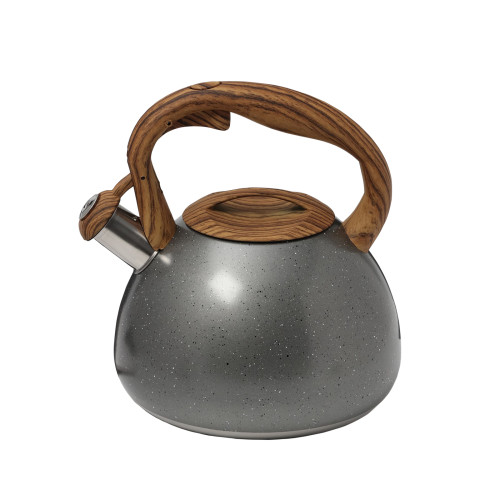 Чайник со свистком Magistro Stone, нерж., индукция, серый, 2,7 л.(4501434)