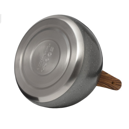 Чайник со свистком Magistro Stone, нерж., индукция, серый, 2,7 л.(4501434)