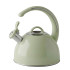 Чайник со свистком ASTIX SWK-T180G, нерж/светло-зеленый, 2,5 л.