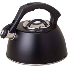 Чайник со свистком AGNESS ТЮДОР, с терм-м, индукция, 3 л., черный (908-065)