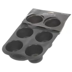 Форма для выпечки силикон Daniks Графит, прямоугол., для кексов 17.7х29.7х3.8 см, (B030107) (483713)