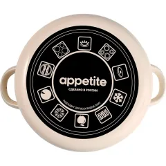 Кастрюля APPETITE Подворье, эмаль, 2,0л