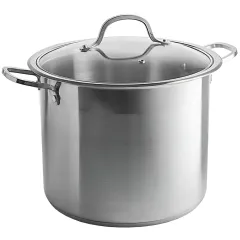 Кастрюля WEBBER, нерж., индукция, 10 л. (BE-128-10L)