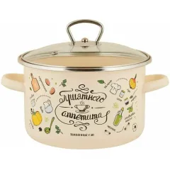 Кастрюля APPETITE Приятного, эмаль, 4,0л