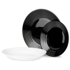 Набор столовый LUMINARC АРЕНА 18пр., N1518, черно-белый