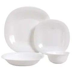 Набор столовый LUMINARC Carine White, стеклокерамика, 16 пр., белый (X1383)(510387)