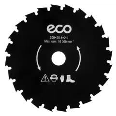 Диск для триммера ECO 200х2.0х25.4 мм (GTP-24T)