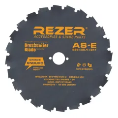 Диск для триммера REZER ENDURO AS-E 225x25.4x1.8 24Т