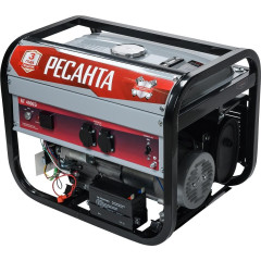 Генератор бензиновый РЕСАНТА БГ 4000 Э (64/1/52)