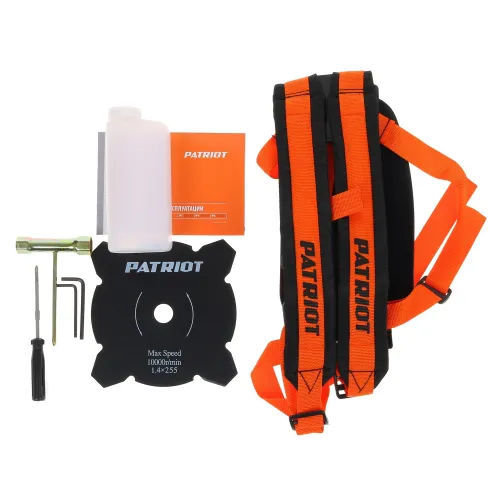 Триммер бензо PATRIOT PT 4555ES Country, 42,7см3 (неразборная штанга)