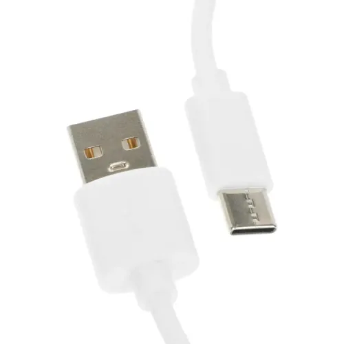 Кабель USB 2.0 A вилка - Type C 1 м Borasco 2А белый (34850)