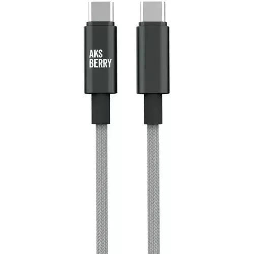Кабель USB 3.0 Type-C - Type-C 1 м AKSBERRY X163 Nylon silk 