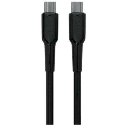 Кабель USB 3.0 Type C - Type C 1 м MORE CHOICE K63aa черный