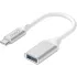 Адаптер USB 3.0 A вилка -  Type-C Pero AD15 OTG белый 