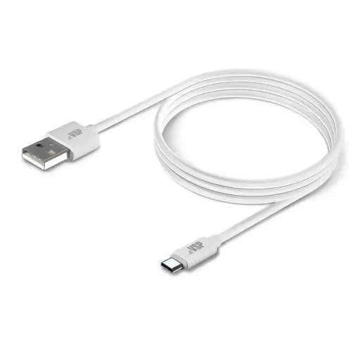 Кабель USB 2.0 A вилка - Type C 1 м Borasco 2А белый (34850)