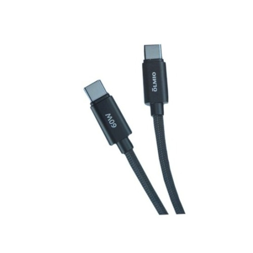 Кабель USB 3.0 Type-C - Type-C 1 м OLMIO 3A 60W PD Reel черный