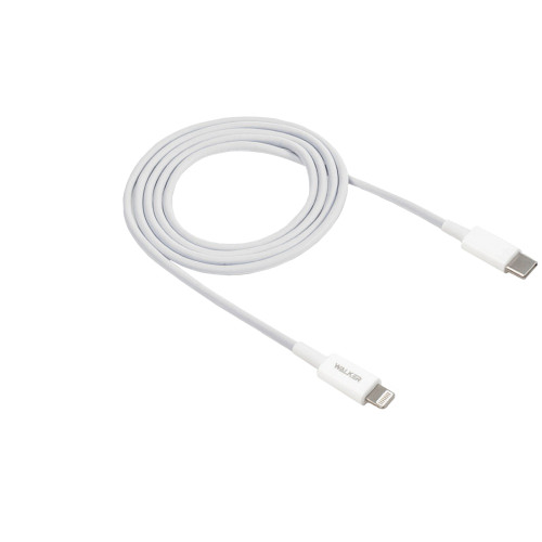 Кабель USB 3.0 Type-C - Lightning 1 м WALKER  C830 белый