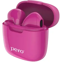 Гарнитура Bluetooth Pero TWS05 Colorful бордовый (*5)
