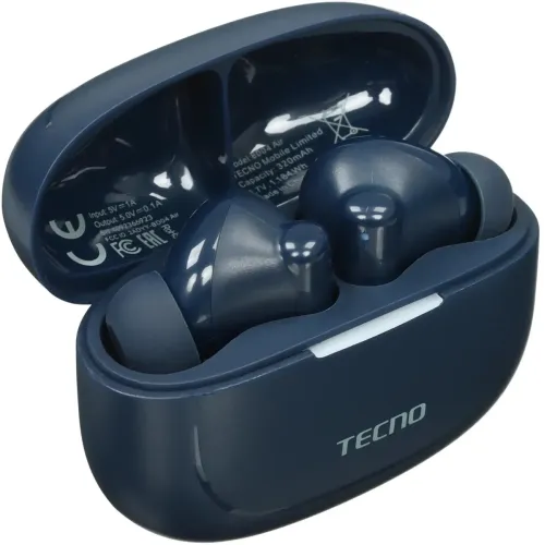 Гарнитура Bluetooth Tecno Buds 4 Air синий