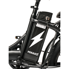 Электровелосипед Minako F7 черный