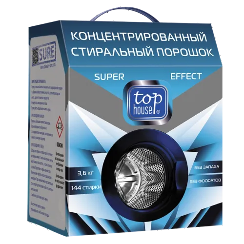 Стиральный порошок TOP HOUSE Super effect 3600 г 180742