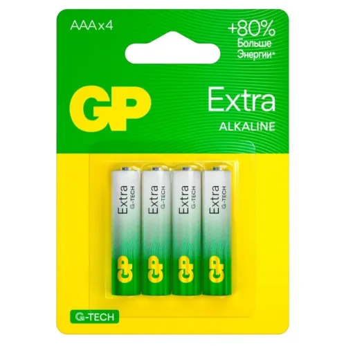 Батарейка GP LR03 Extra 4шт