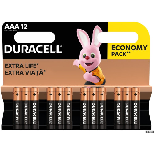 Батарейка Duracell LR03 12шт