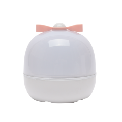 Светильник Ночник-проектор, Бант , 6 проекций, 22 мелодии, белый