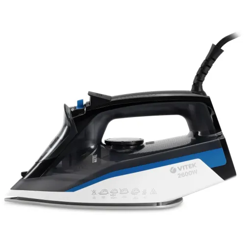 Утюг VITEK VT-8329 черный/белый/синий