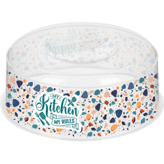 Крышка для свч HOMVER Bergamo Терраццо D250мм 223134301/00