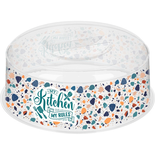 Крышка для свч HOMVER Bergamo Терраццо D250мм 223134301/00