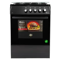 Газовая плита IDEAL G 115 черный ГК