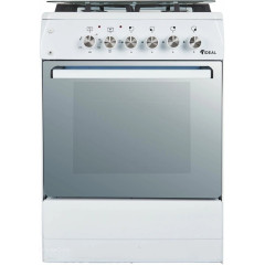 Газоэлектроплита IDEAL L 280 ГК чуг.белый конвекция