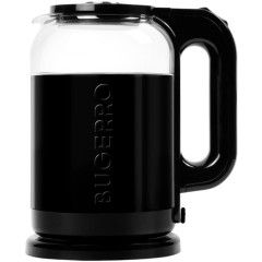 Чайник эл. BUGERRO BG-5605, нерж./стекло, черный (*3)